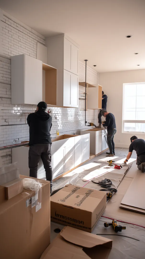 Install Cabinets & Drawers